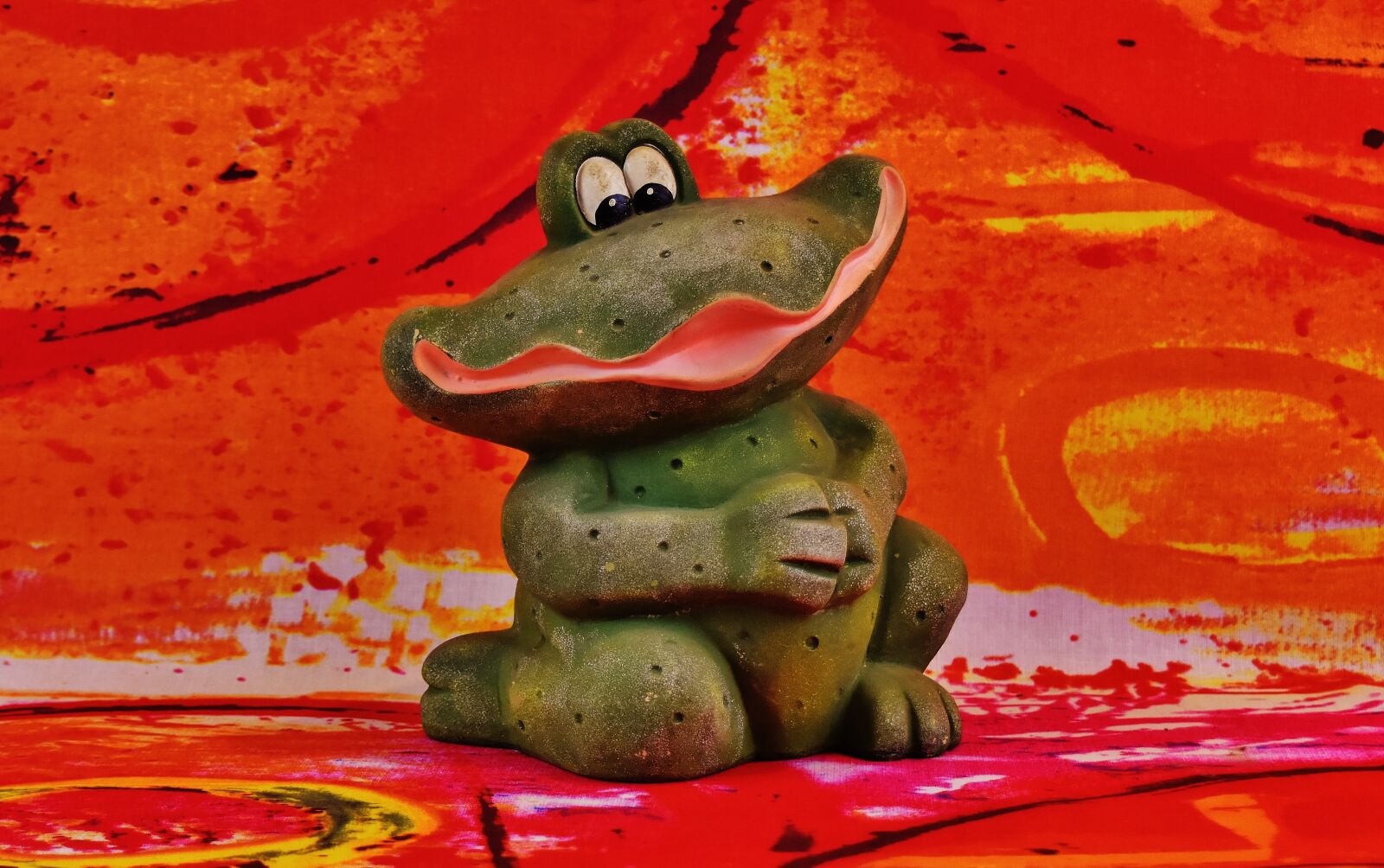 Nikon D7200 sample photo. Frog, figures, funny photography