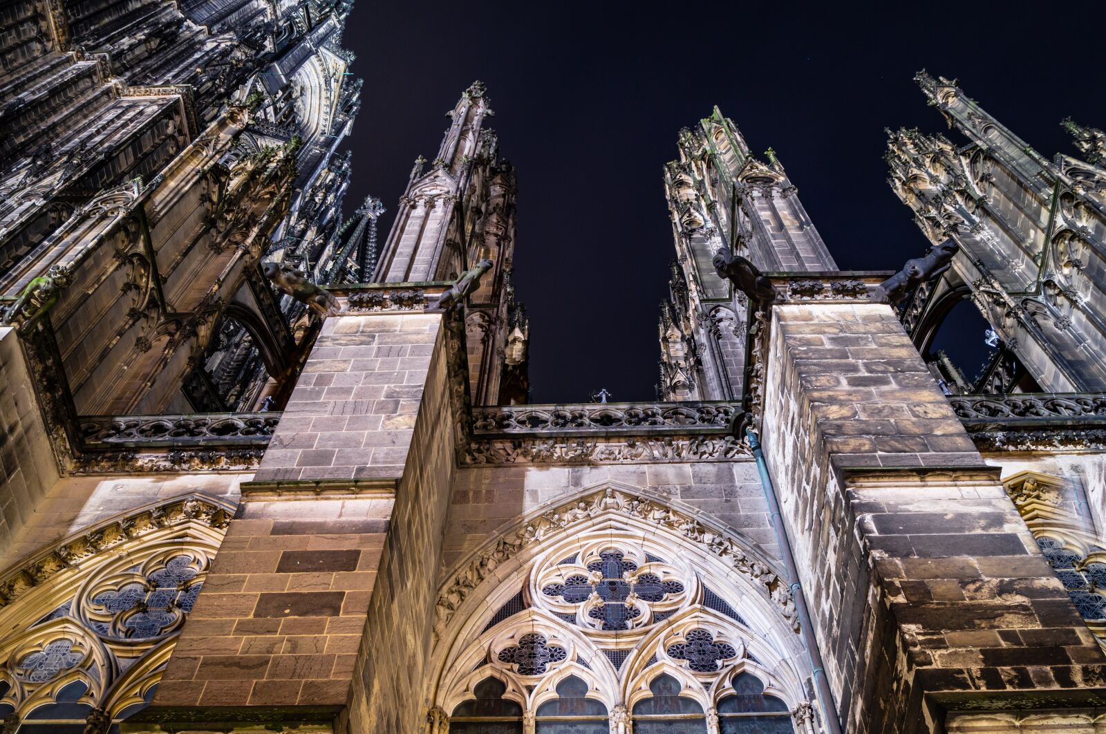 Sony DT 18-55mm F3.5-5.6 SAM II sample photo. Cologne, dom, night photography