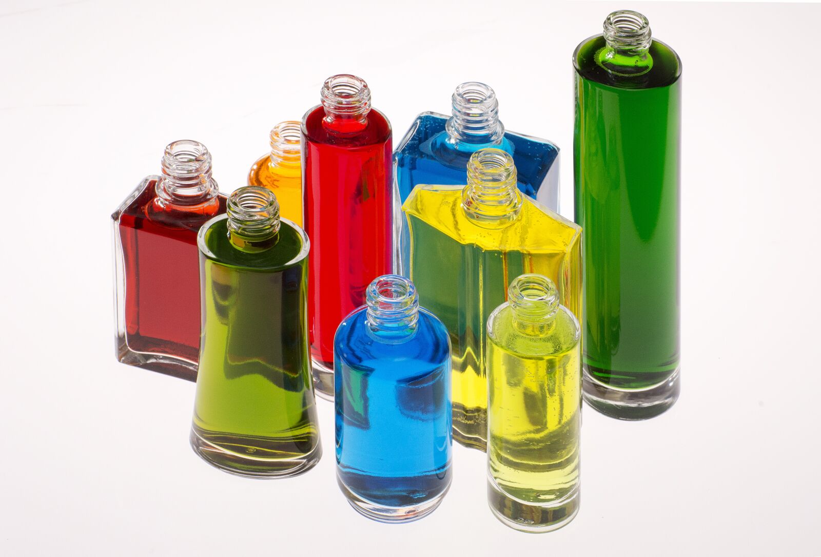 Nikon D3200 sample photo. Bottles, color, perfume photography