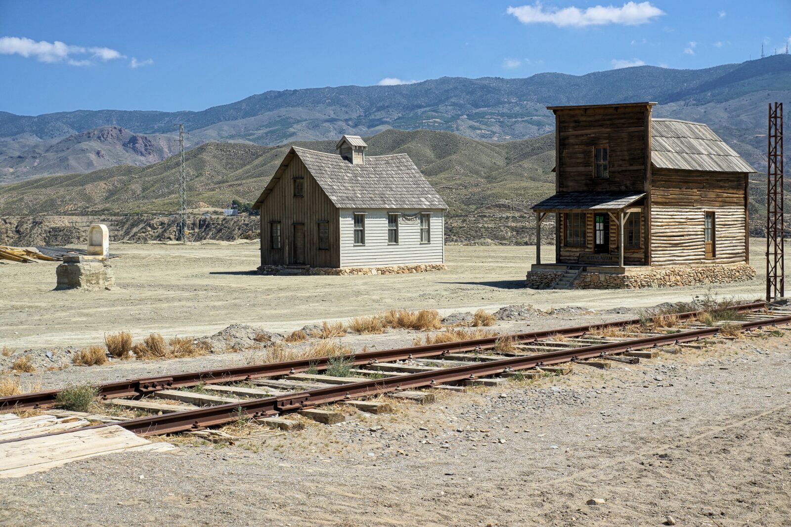Sony a6000 + Sony E 18-55mm F3.5-5.6 OSS sample photo. Western city, spain, tabernas photography