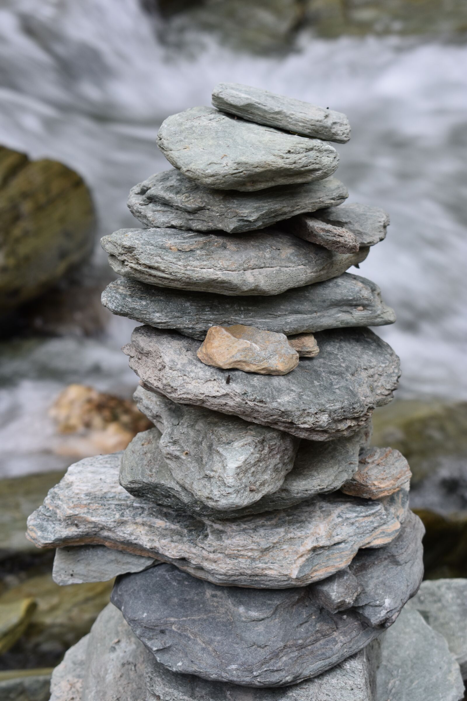 Nikon D3400 sample photo. Cairn, stone, meditation photography