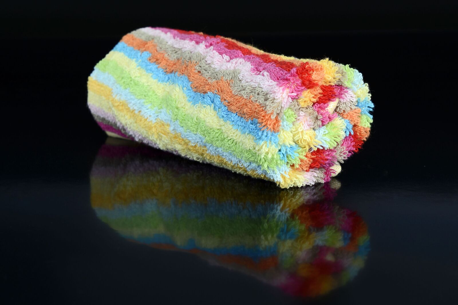Nikon D7100 sample photo. Terry, washcloth, striped photography
