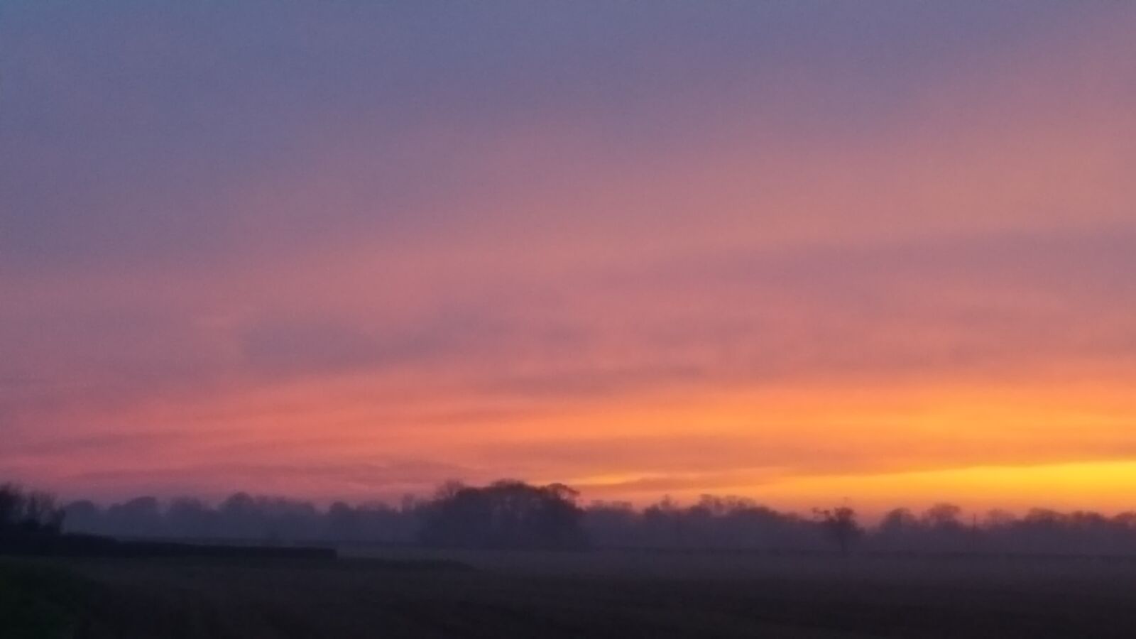Samsung Galaxy S6 sample photo. Sunset, sky, countryside photography