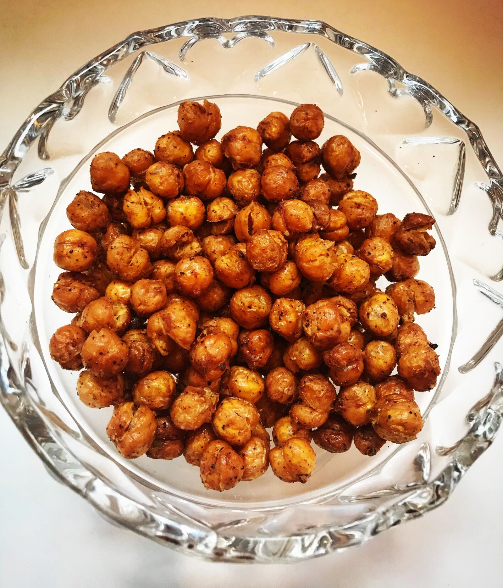 Apple iPhone 7 sample photo. Roasted chickpeas, healthy recipes photography