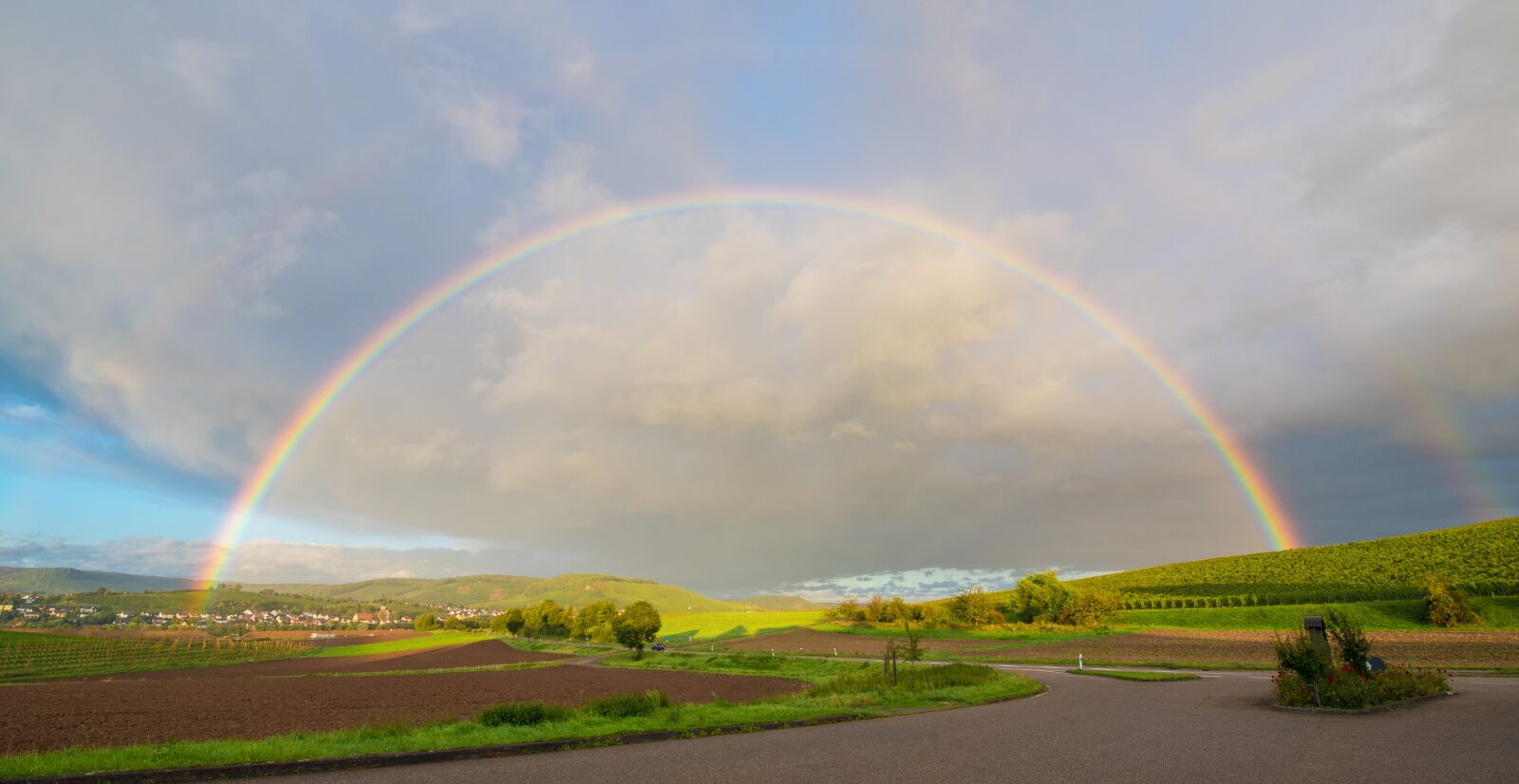 Nikon D750 sample photo. Rainbow, germany, heilbronn photography