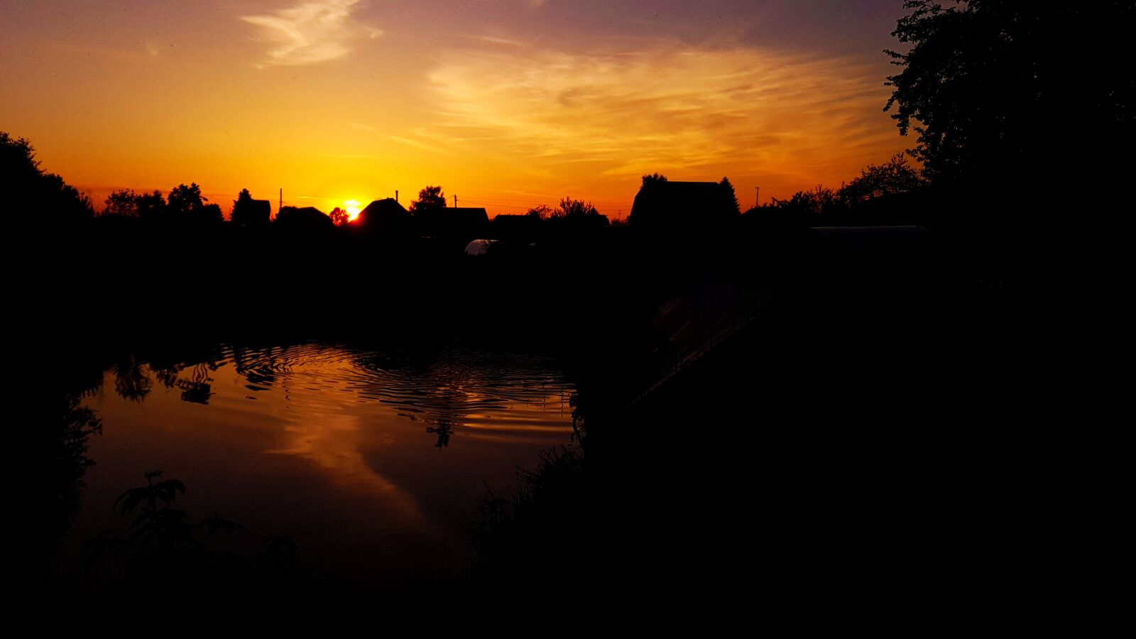 Samsung Galaxy S7 sample photo. Sunset, dacha, evening photography