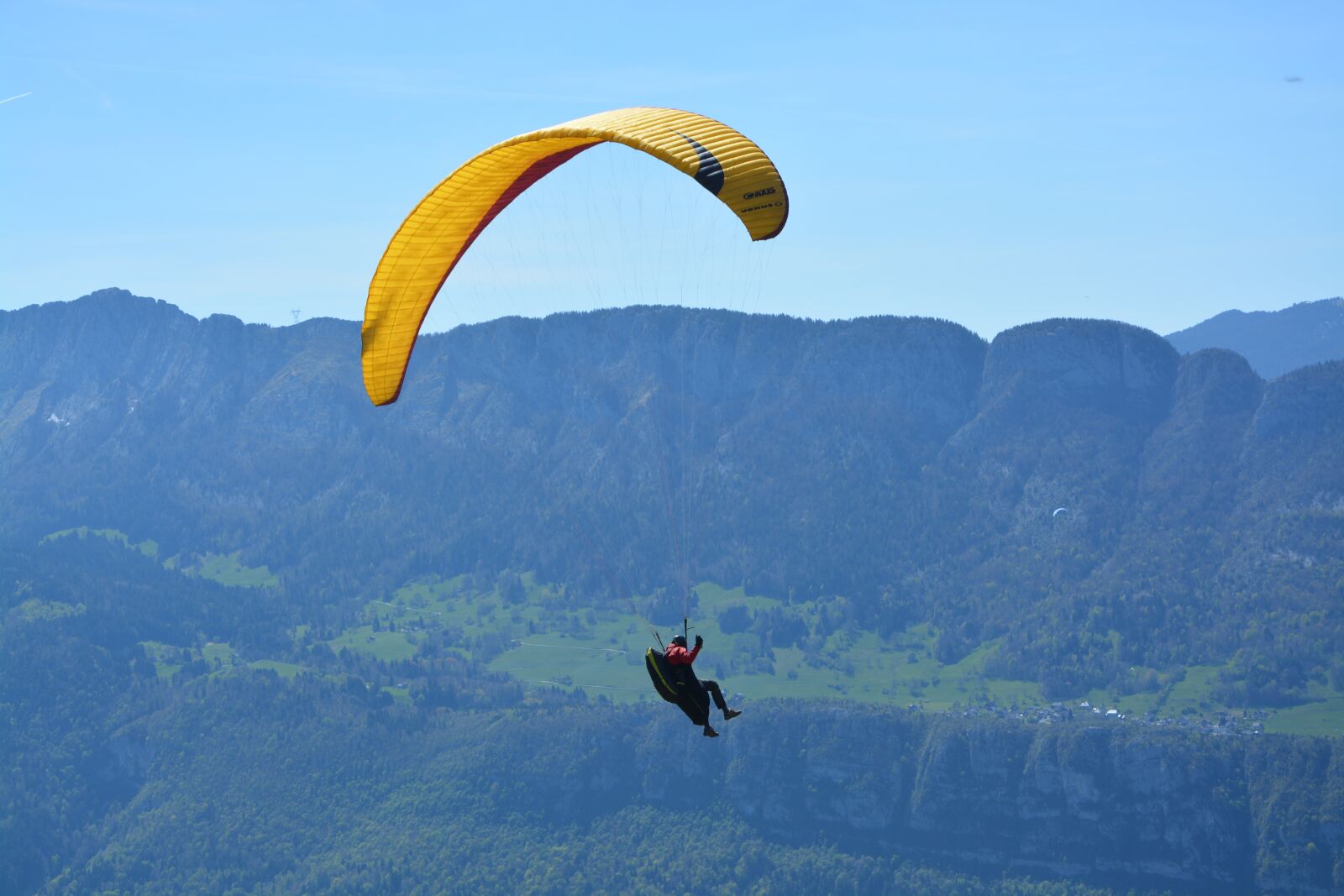 Nikon D5200 sample photo. Paragliding, hautes alpes, haute-savoie photography