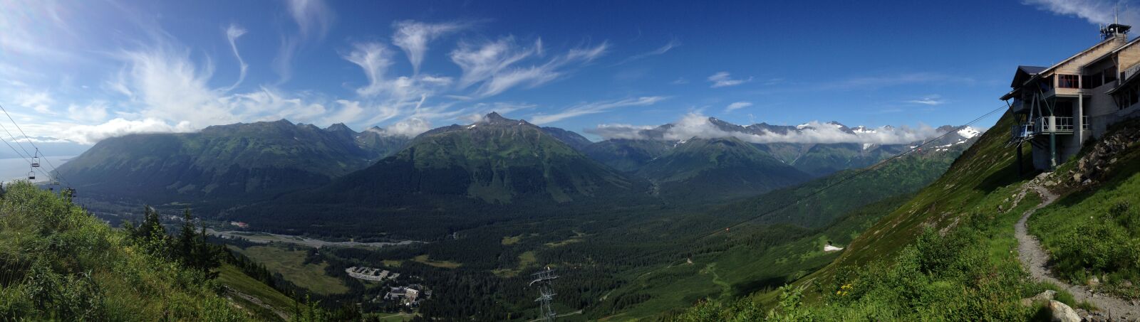 Apple iPhone 4S sample photo. Alaska, ski resort, mountains photography