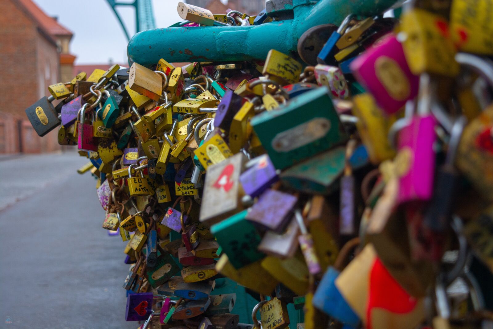 Nikon D7100 sample photo. Lock, love, padlock photography