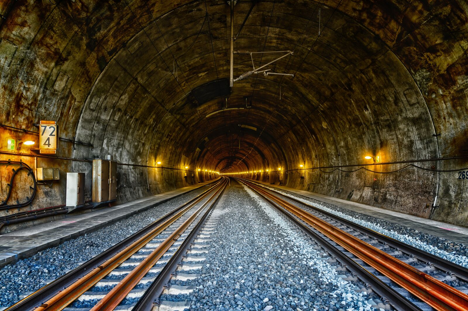 Nikon Z6 sample photo. Railway tunnel, rail traffic photography