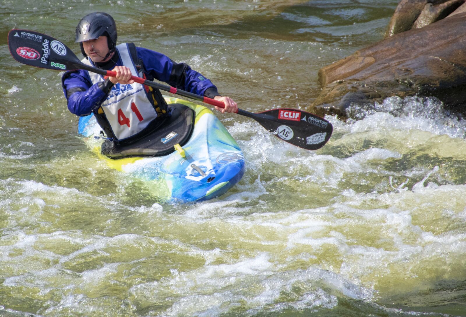 Nikon D850 sample photo. Kayak, river, whitewater photography