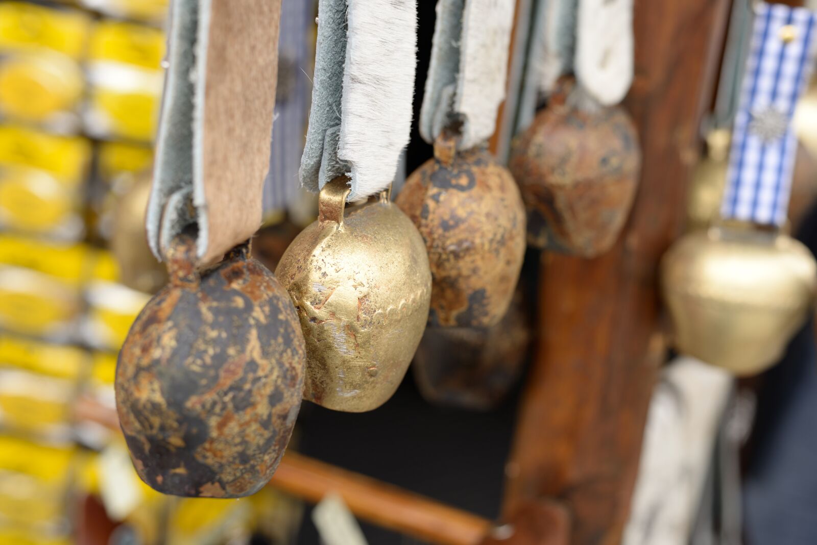Nikon D610 sample photo. Cow bells, cow, bells photography