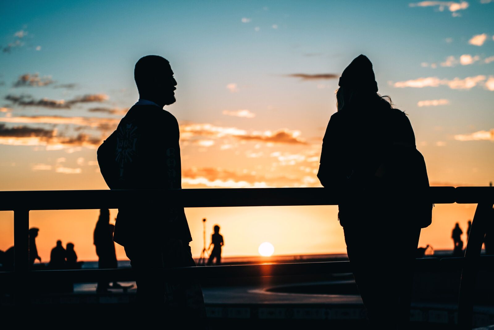 Nikon D750 sample photo. People, silhouette, sky, sun photography