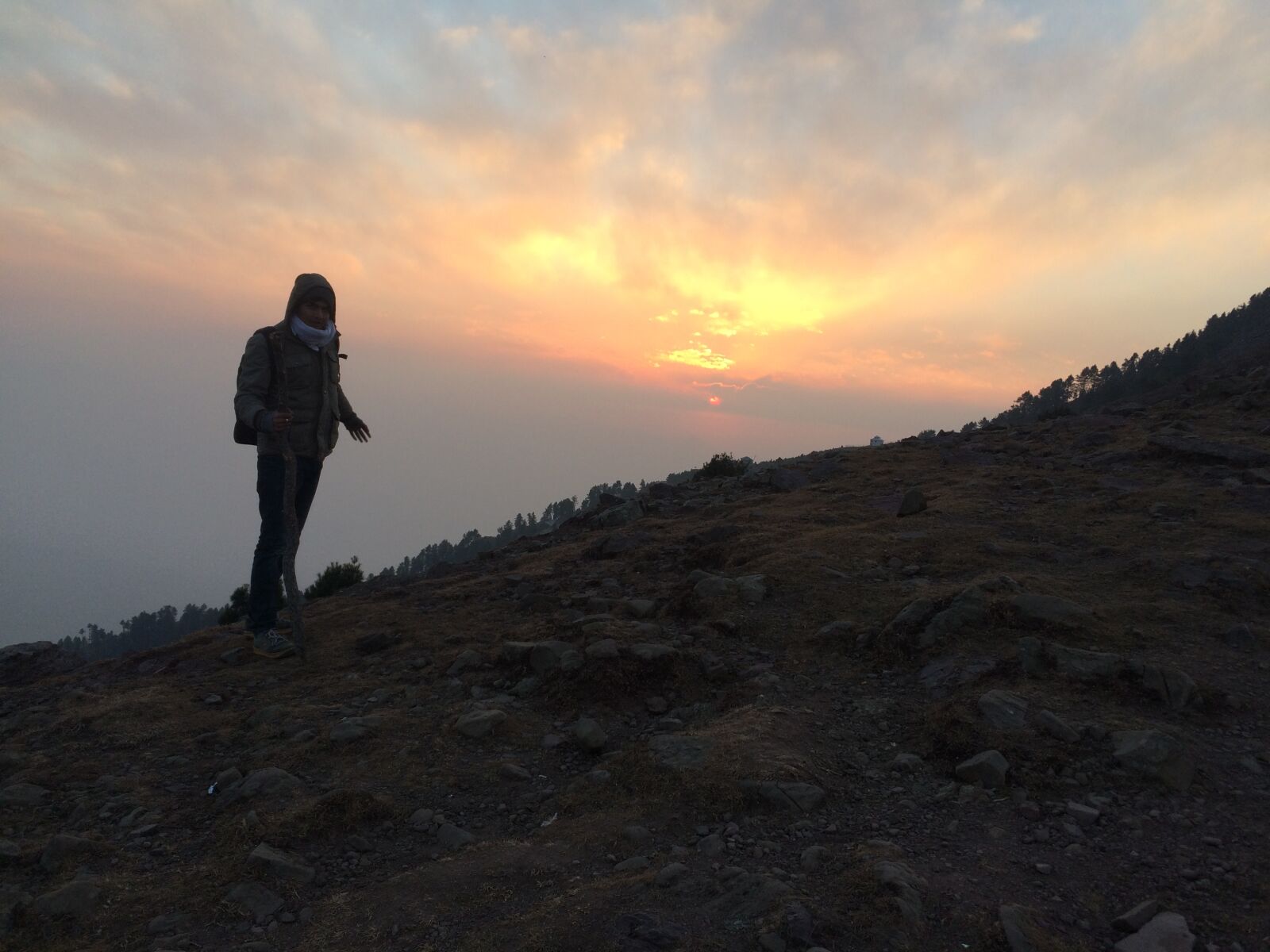 iPhone 5s back camera 4.15mm f/2.2 sample photo. Azad, kashmir, hiking, sunset photography