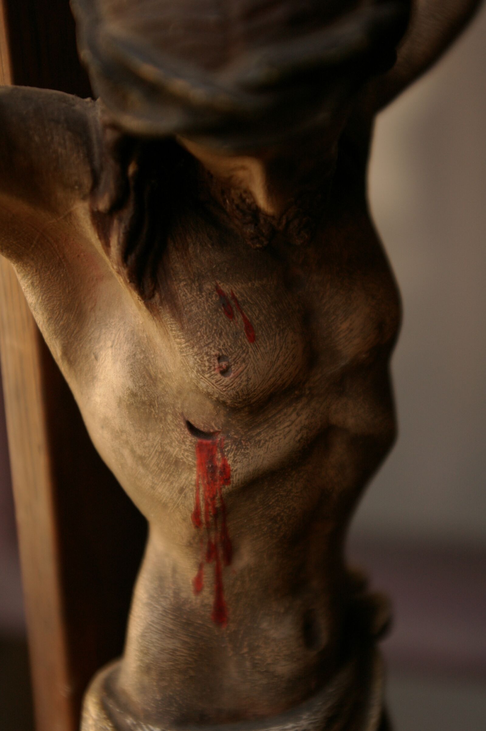 Pentax K100D sample photo. Jesus christ, crucifixion sculpture photography