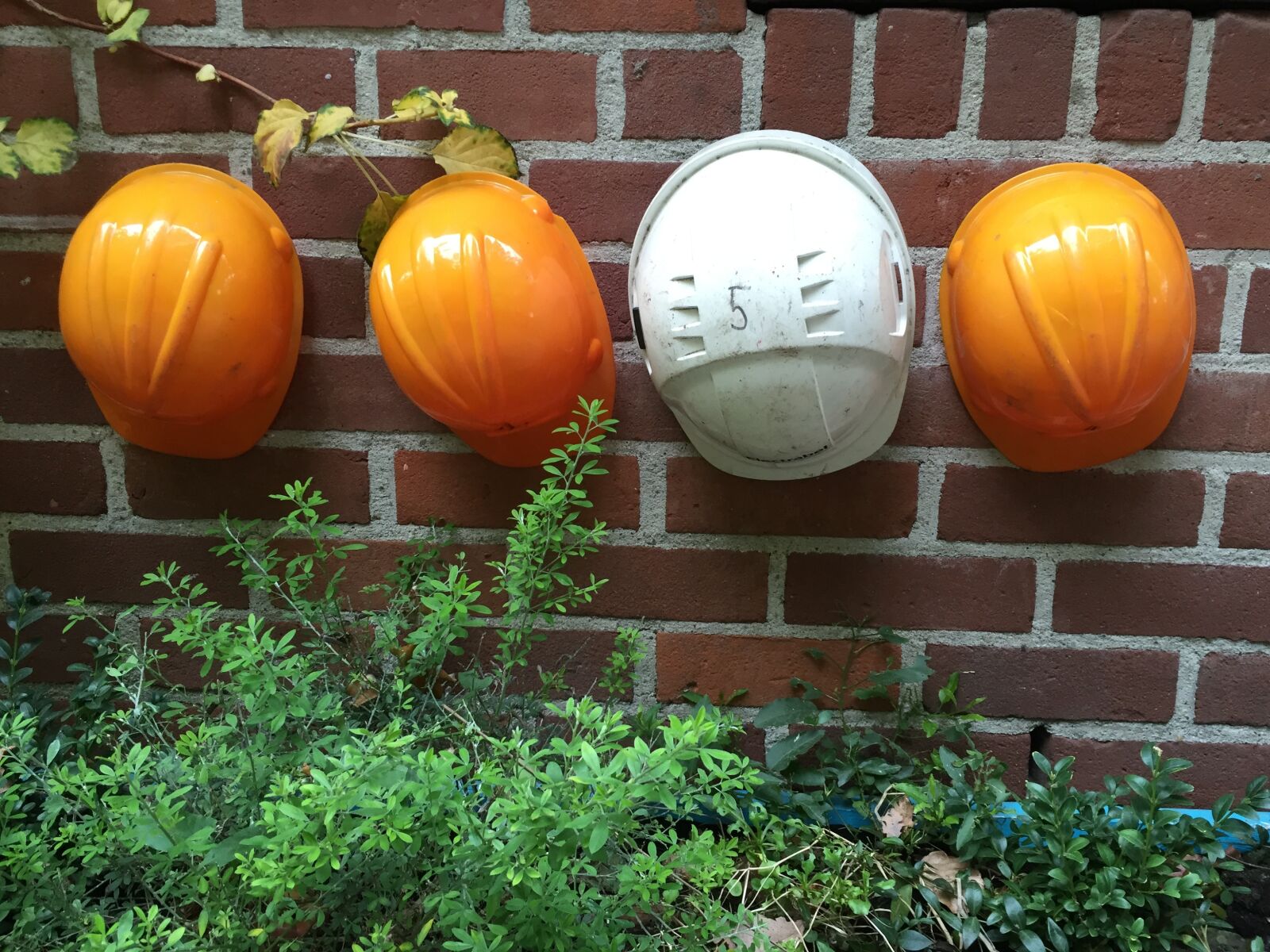 Apple iPhone 6 sample photo. Construction, construction worker helmet photography