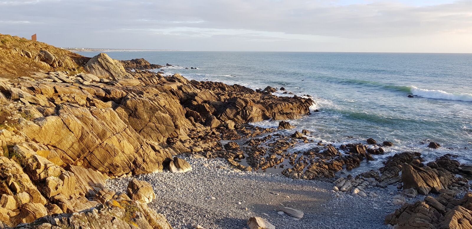 Samsung Galaxy S8 sample photo. Sea, brittany, side photography