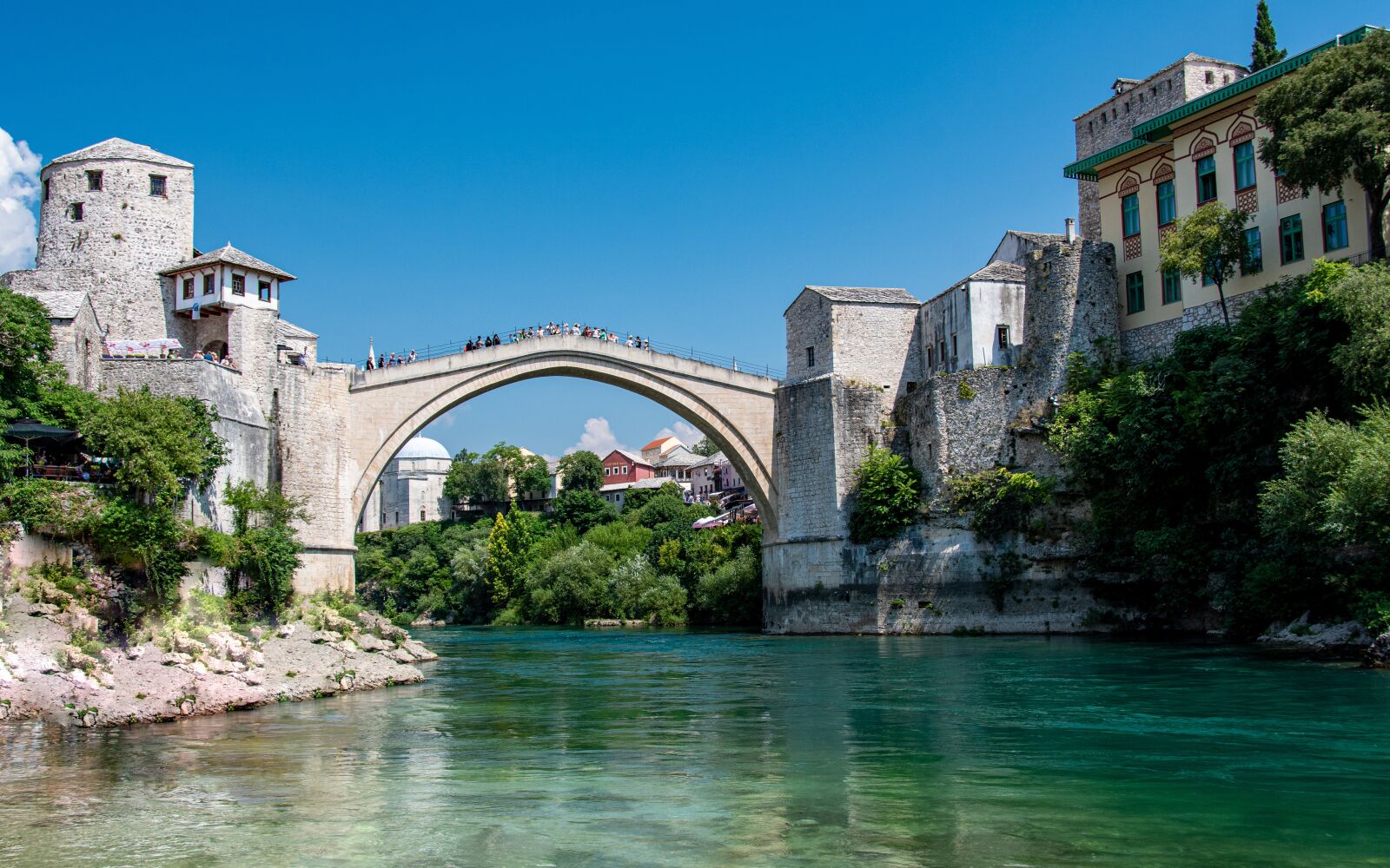 Nikon D500 sample photo. Mostar, bridge, bosnia photography
