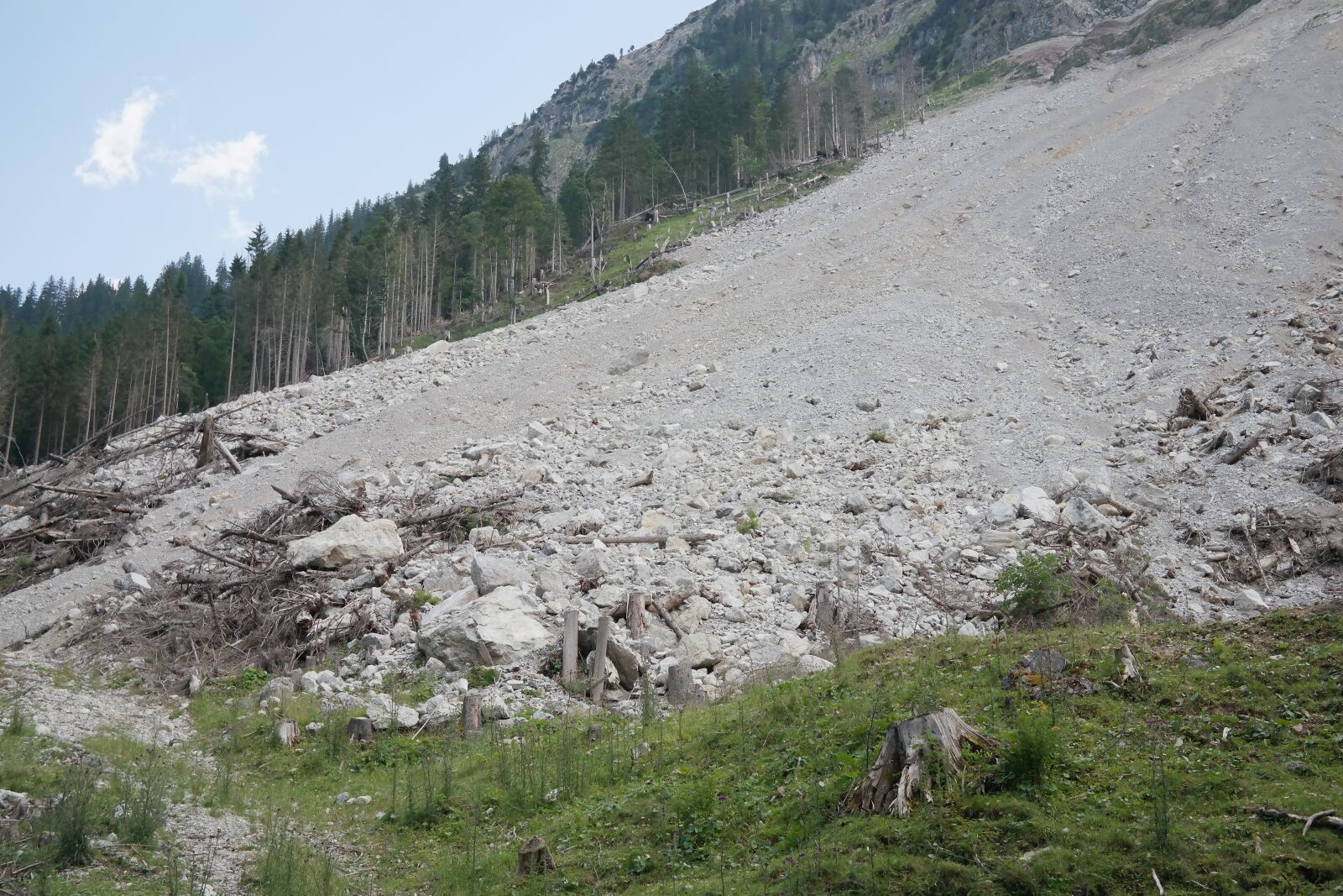 Samsung NX300 sample photo. Scree, stones, rock fall photography