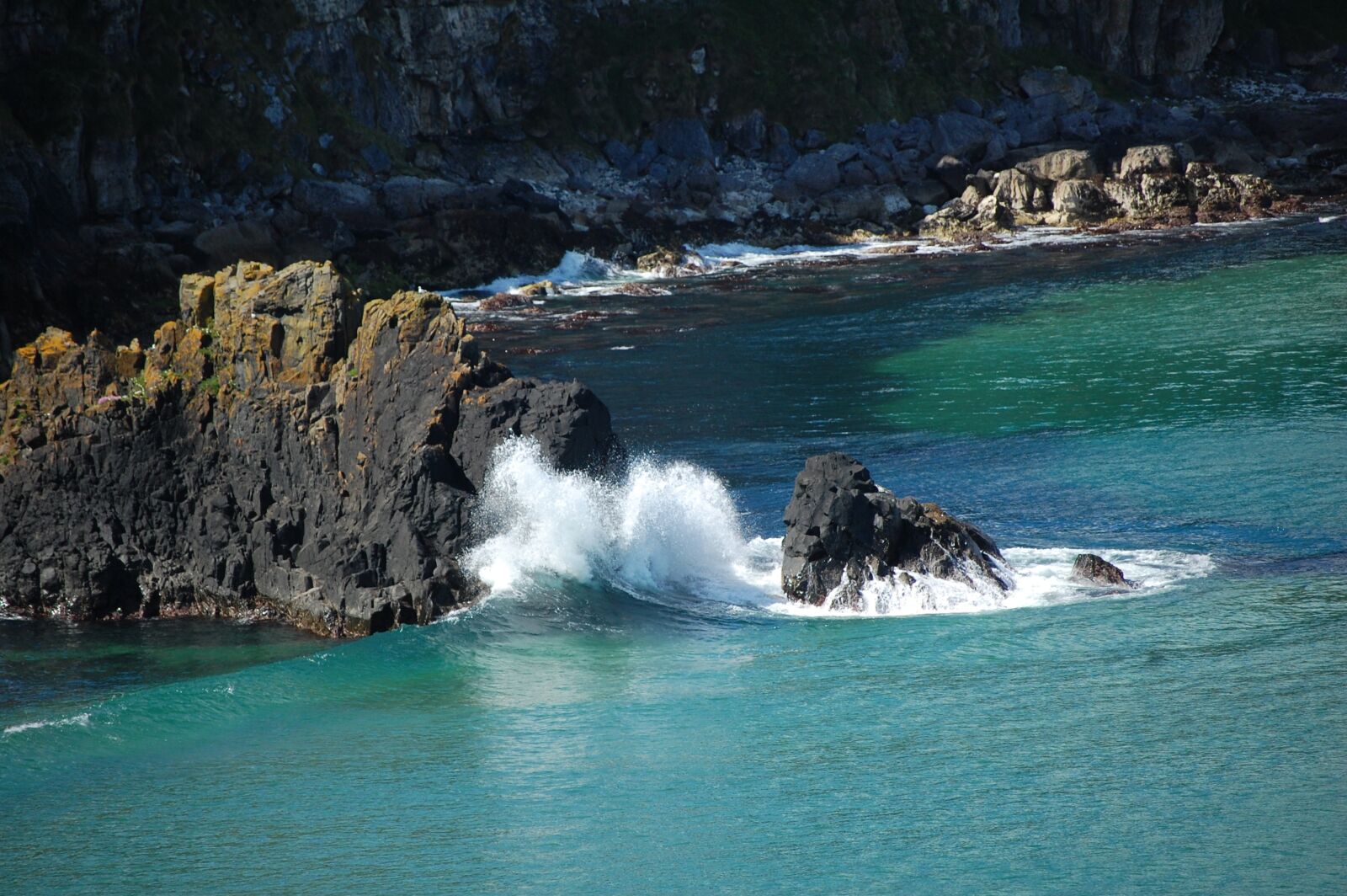 Nikon D40 sample photo. Antrim coast, northern ireland photography