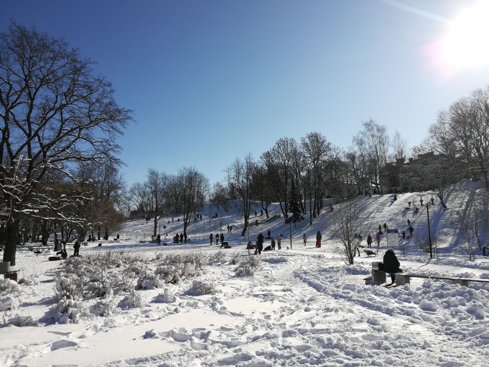 HUAWEI P10 lite sample photo. Winter, children, snow photography
