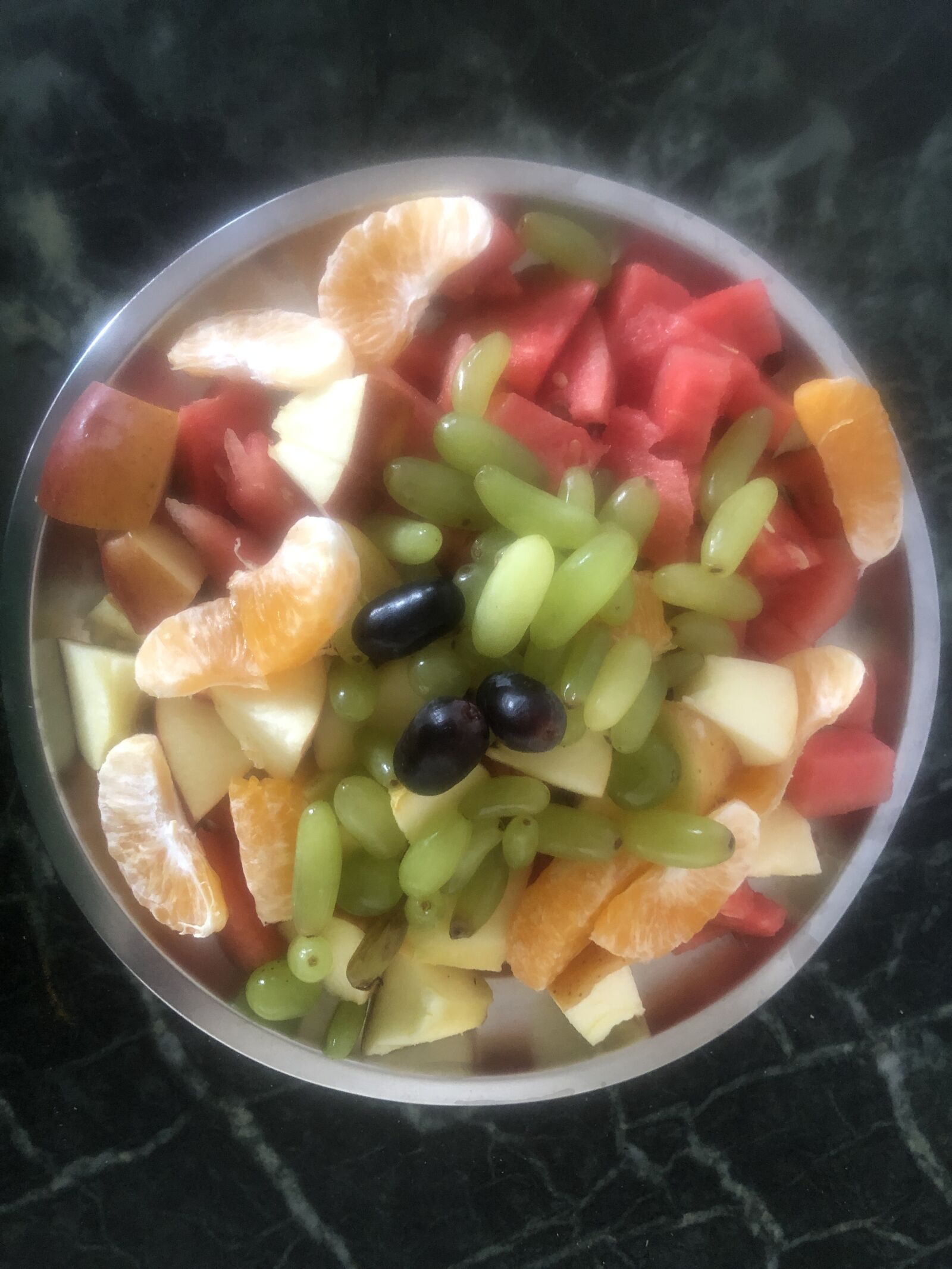 iPhone X back dual camera 4mm f/1.8 sample photo. Fruitsalad, salad, mixoffruits photography