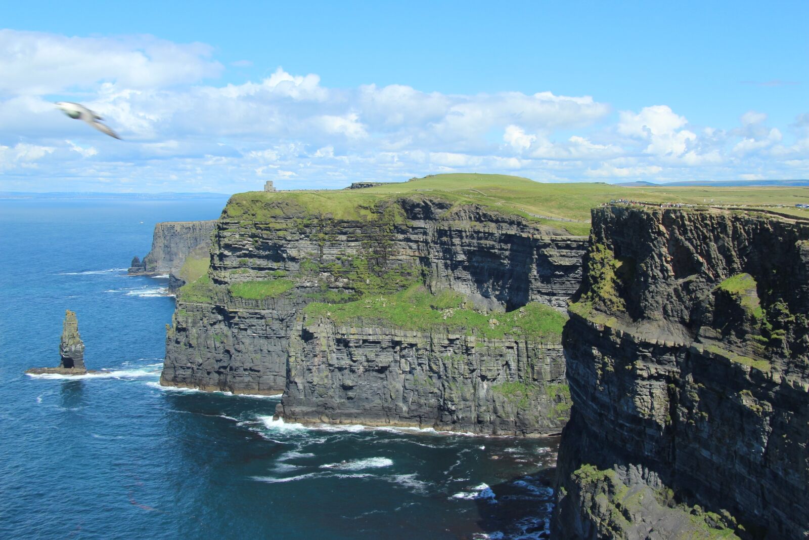 Canon EF-S 17-85mm F4-5.6 IS USM sample photo. Cliffs, mohar, ireland photography