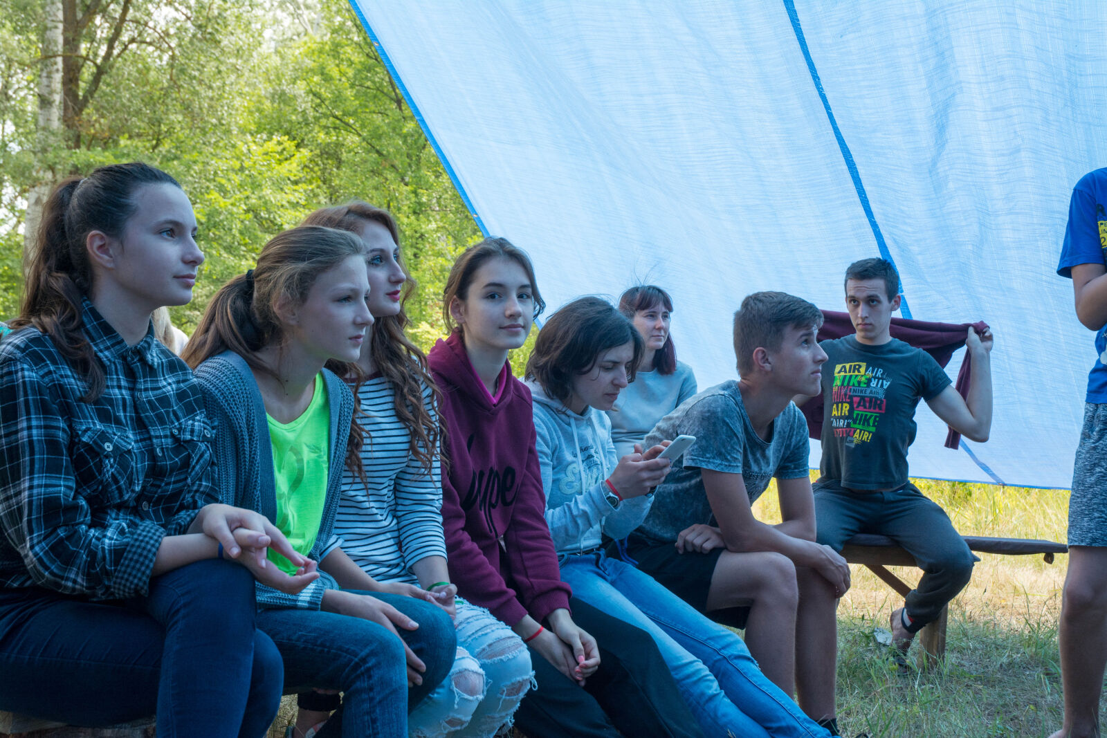 Nikon D7100 sample photo. Camp, dip, forest, pine photography
