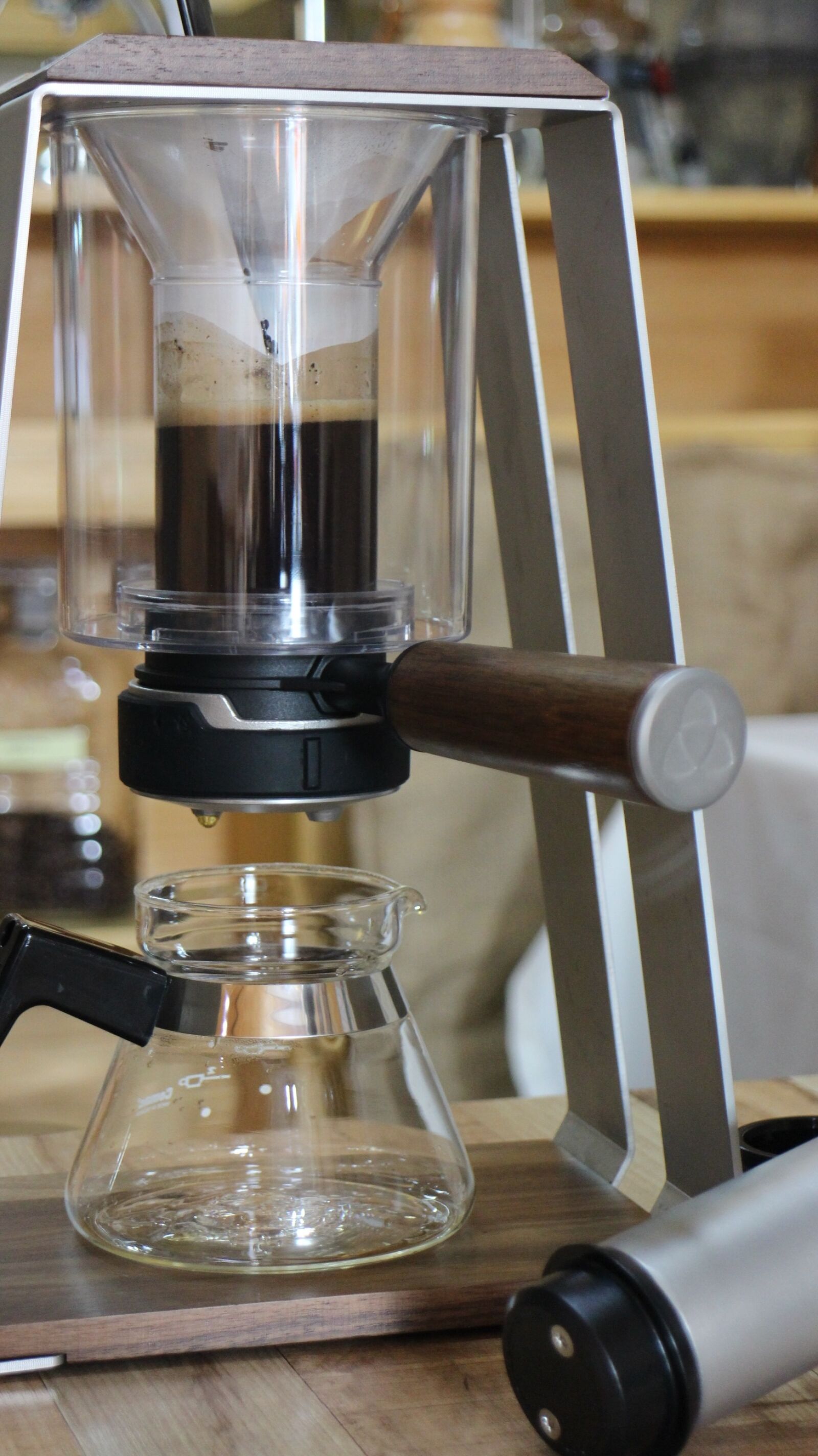 Canon EOS M sample photo. Press, coffee beans, drip photography