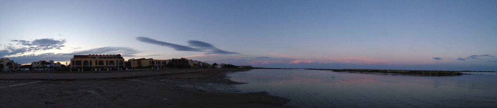 iPhone 5 back camera 4.12mm f/2.4 sample photo. Evening, sky, france, lake photography