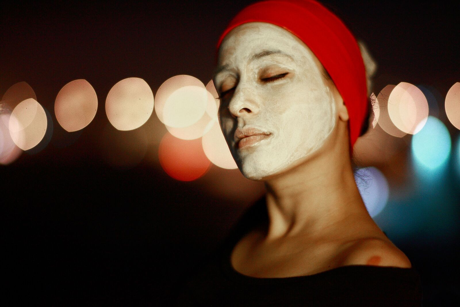 Canon EOS 5D Mark II sample photo. Woman, mask, face photography