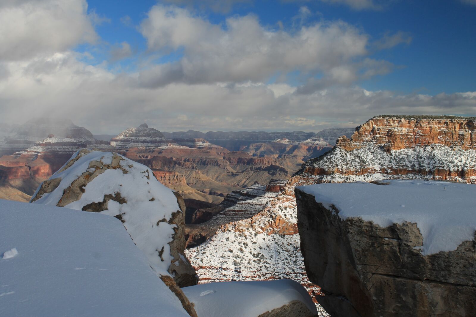 Canon EOS 1100D (EOS Rebel T3 / EOS Kiss X50) sample photo. Grand canyon, winter, canyon photography