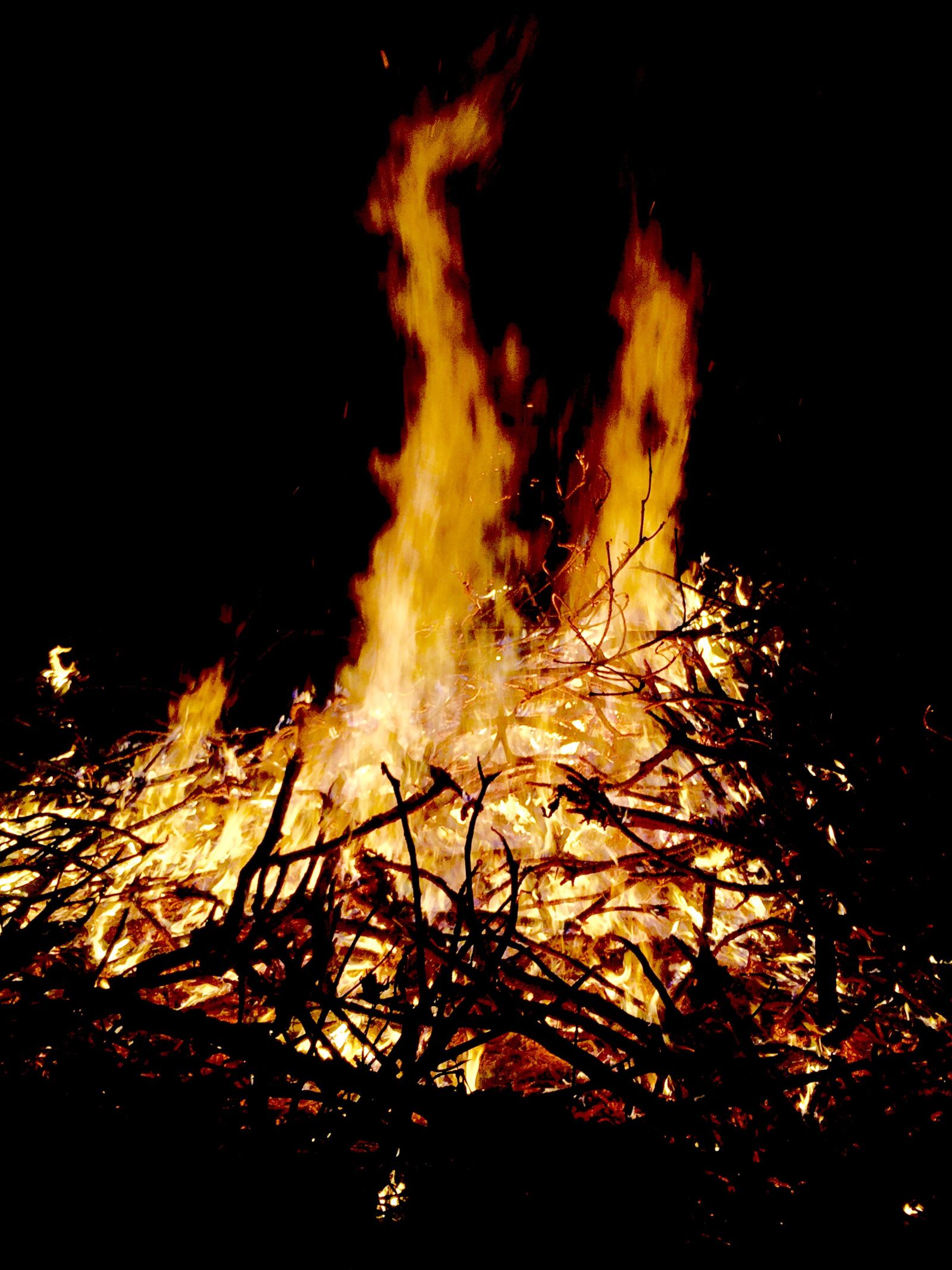 iPhone 6 back camera 4.15mm f/2.2 sample photo. Fire, dry, heat photography