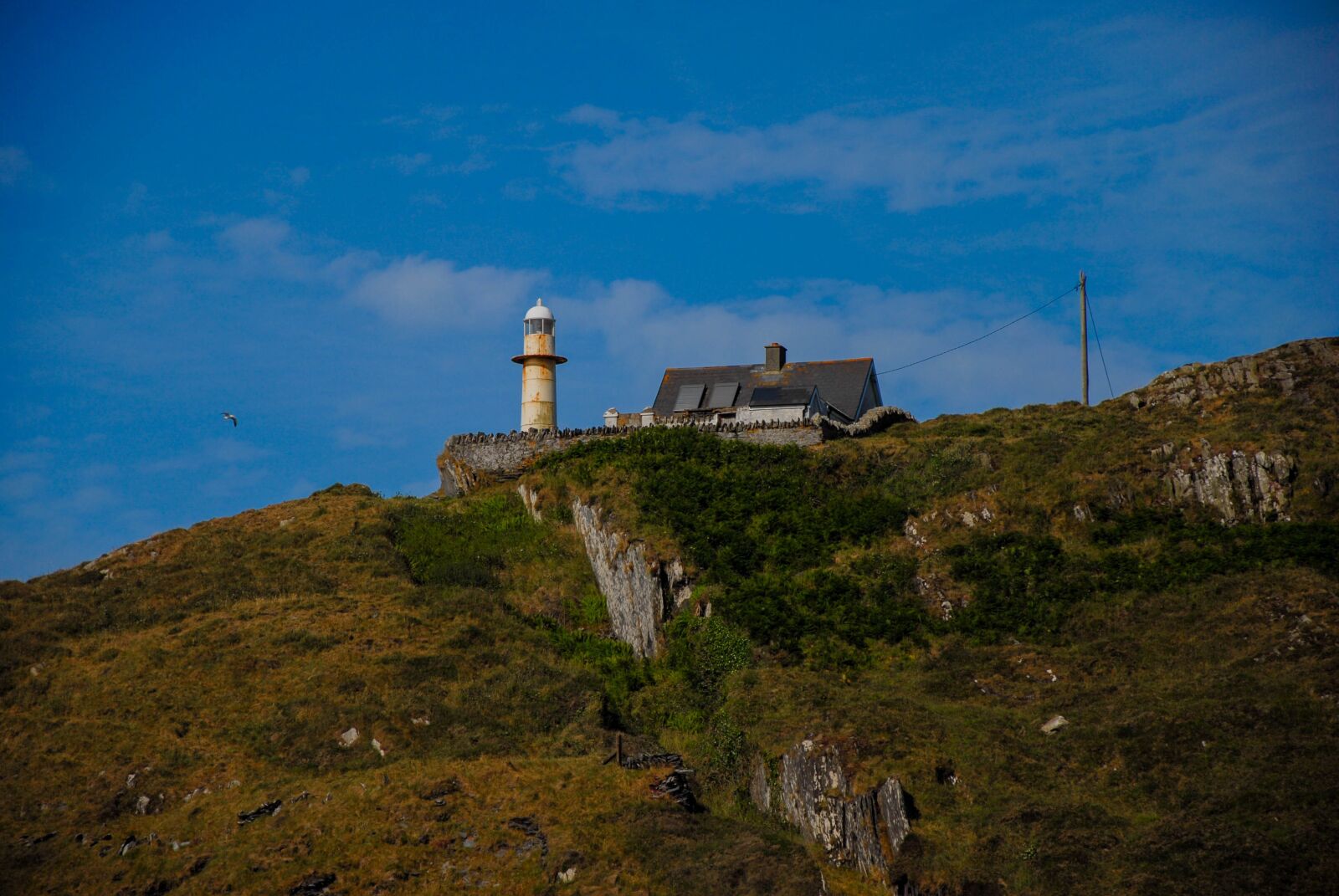 Nikon D200 sample photo. Baltimore, ireland, lighthouse photography