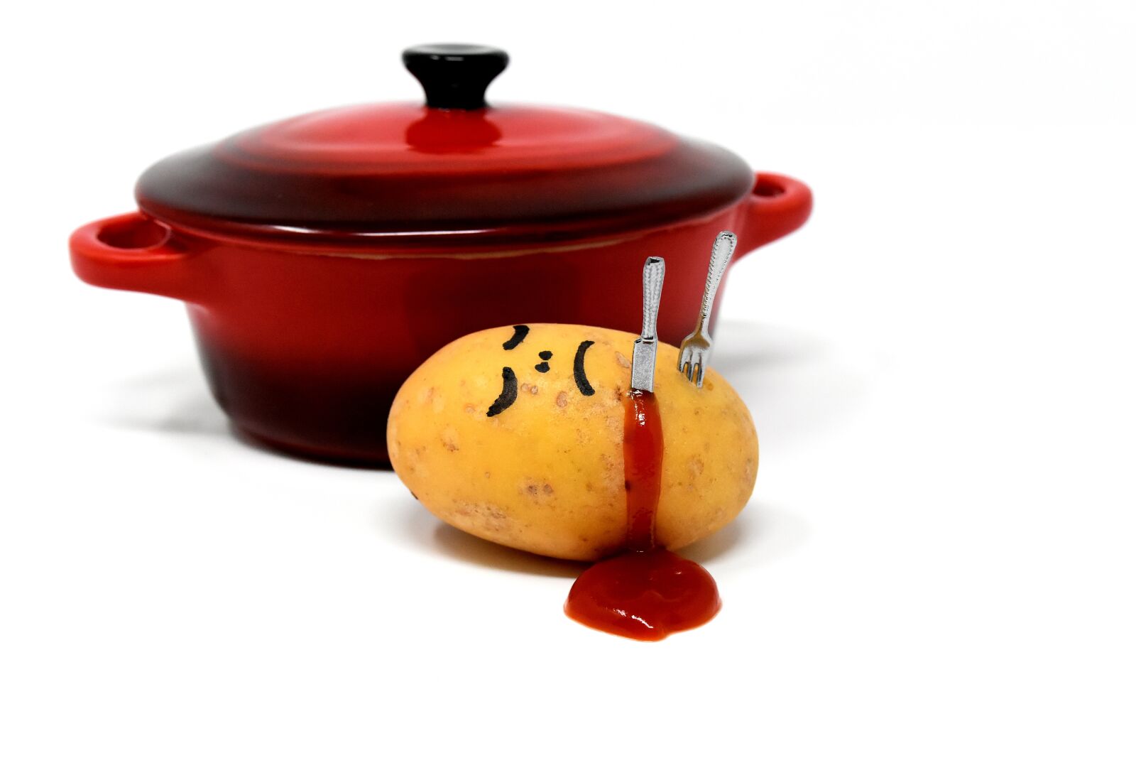 Nikon D7200 sample photo. Potato, meal, pot photography