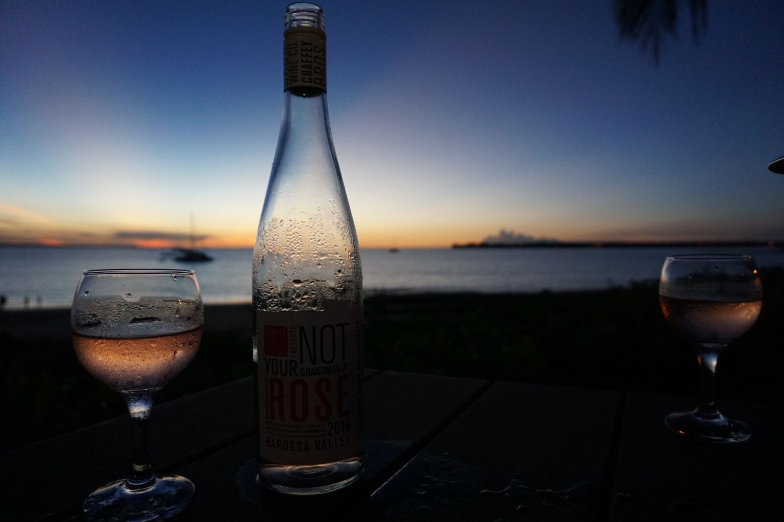 Sony a6000 sample photo. Wine, sunset, darwin photography