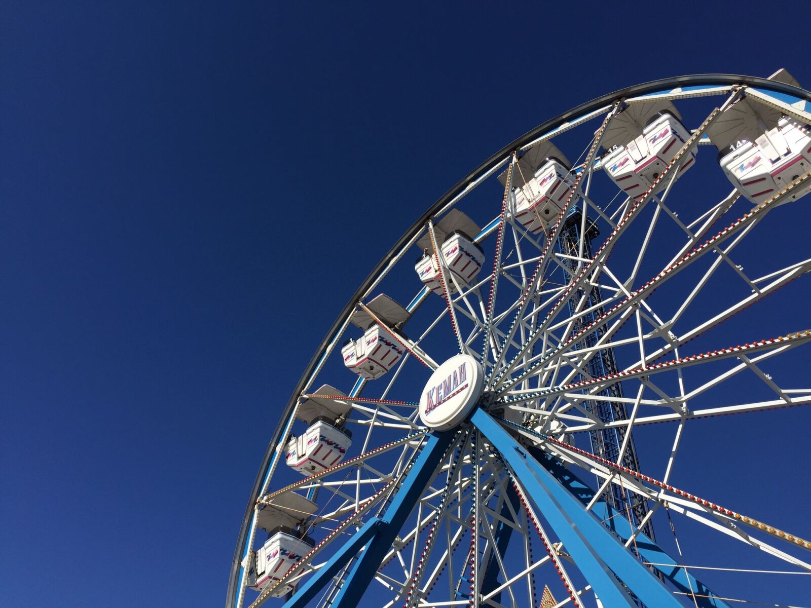 Apple iPhone 6 sample photo. Carnival, ferris wheel, low photography