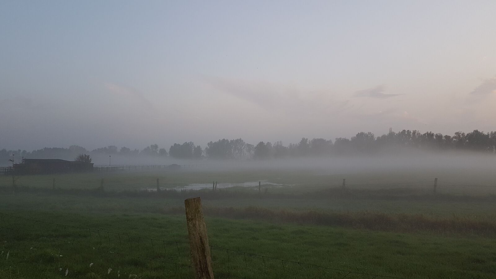 Samsung Galaxy S7 sample photo. Fog, dusk, nature photography