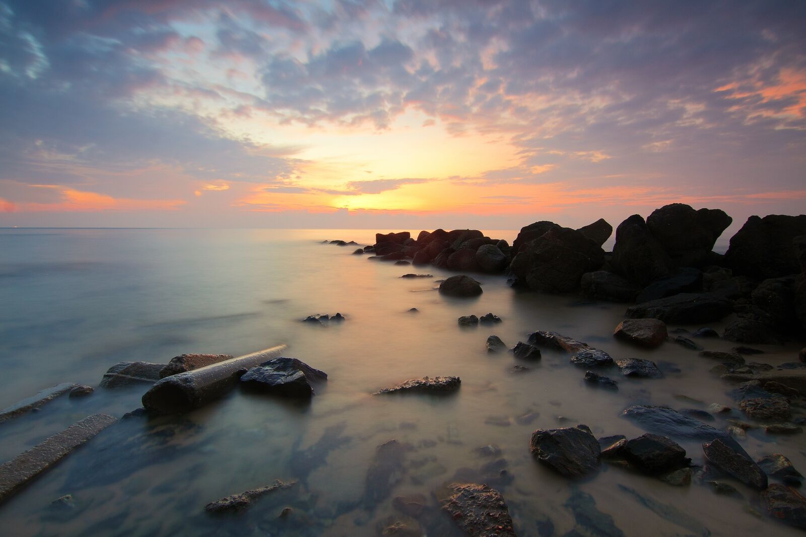 Canon EOS 50D sample photo. Beach, coast, dawn photography