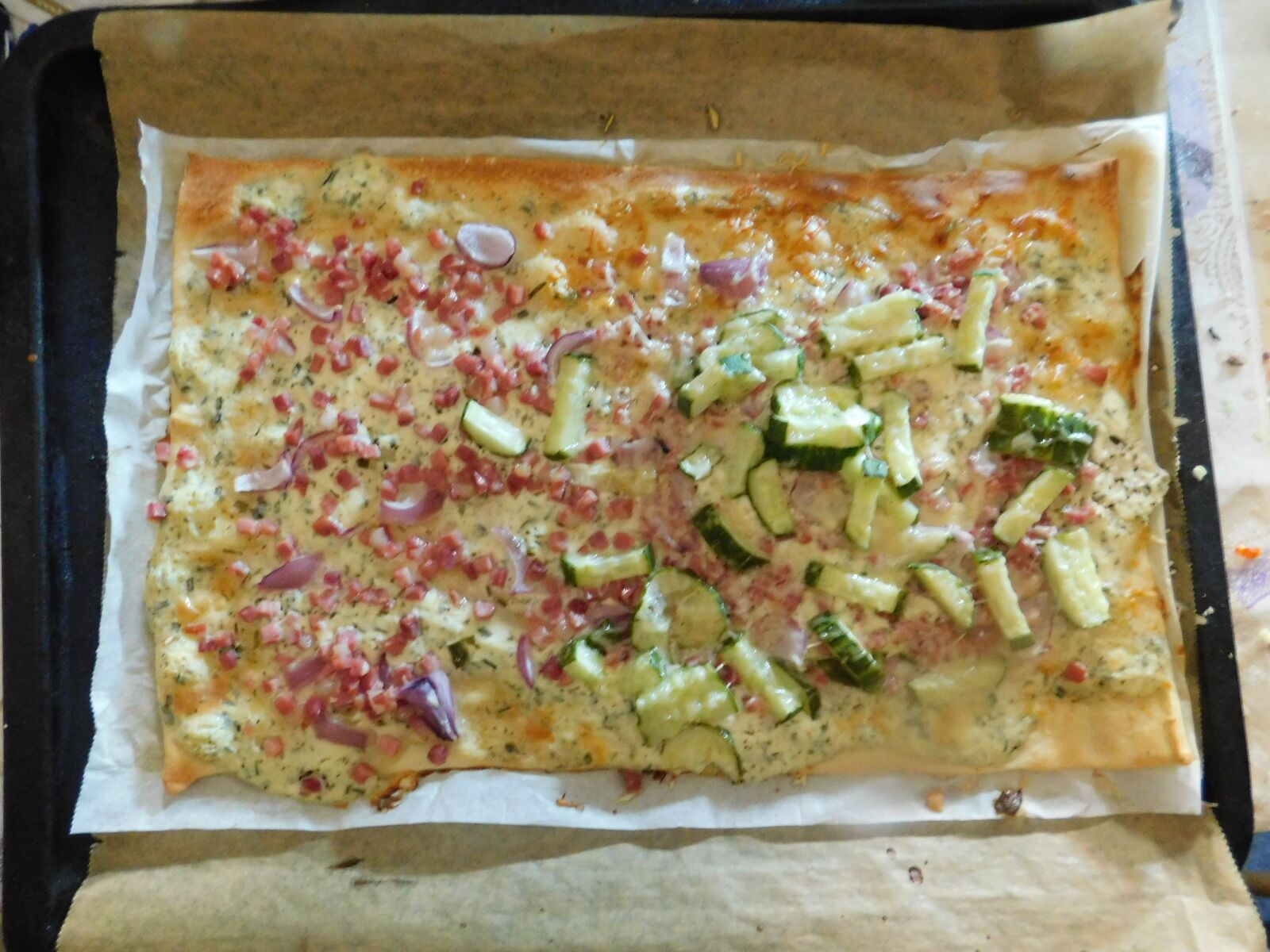 Nikon Coolpix B500 sample photo. Tarte flamb e, map photography