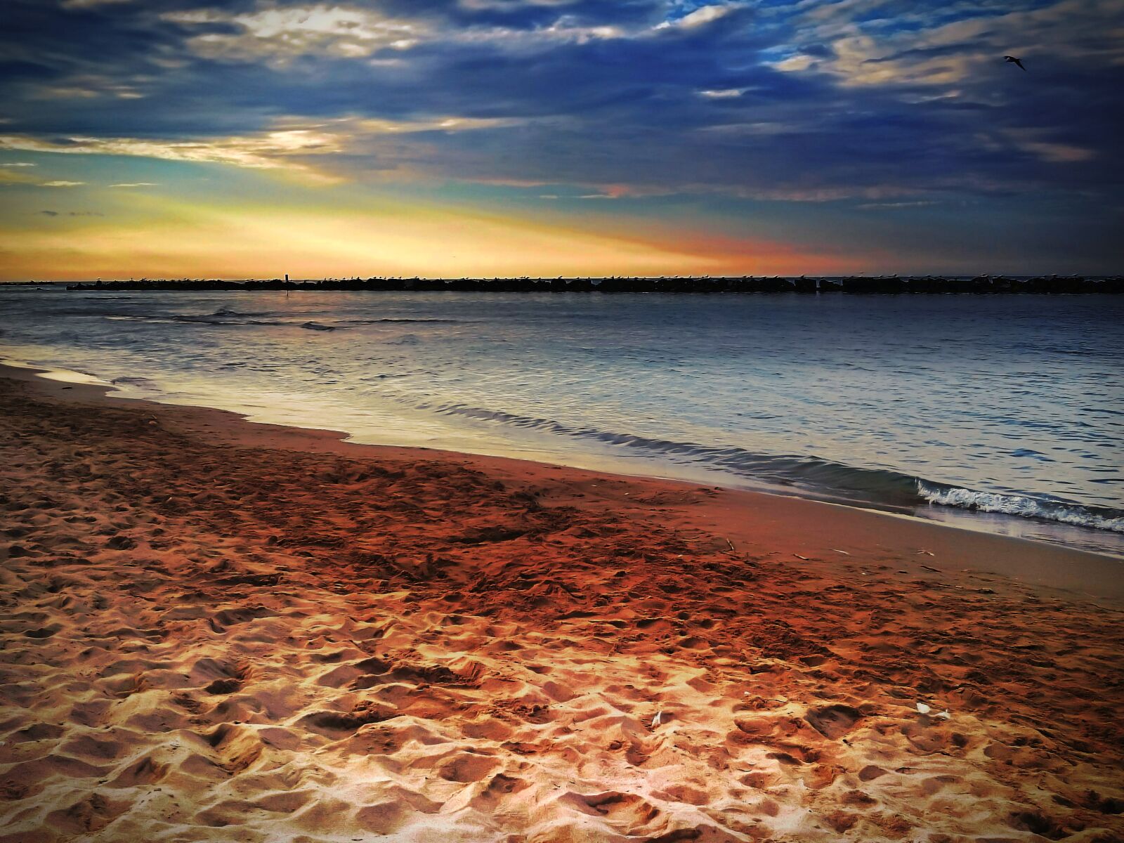Sony Xperia Z3 sample photo. Sea, beach, sunset photography