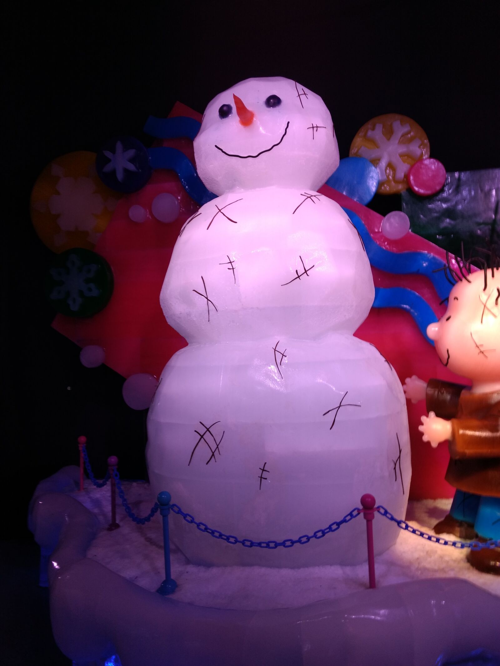 Motorola Moto G (4) sample photo. Snowman, ice sculpture, cold photography