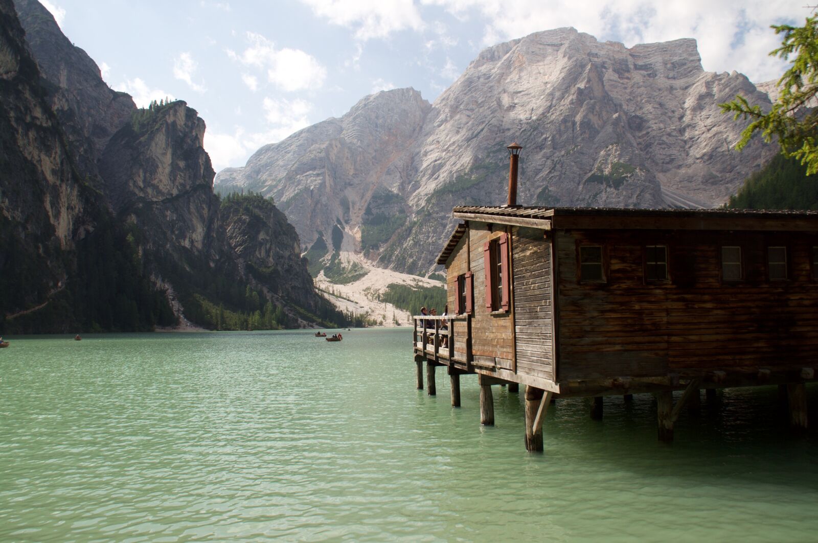 Nikon D5000 sample photo. Lake, mountain, green photography