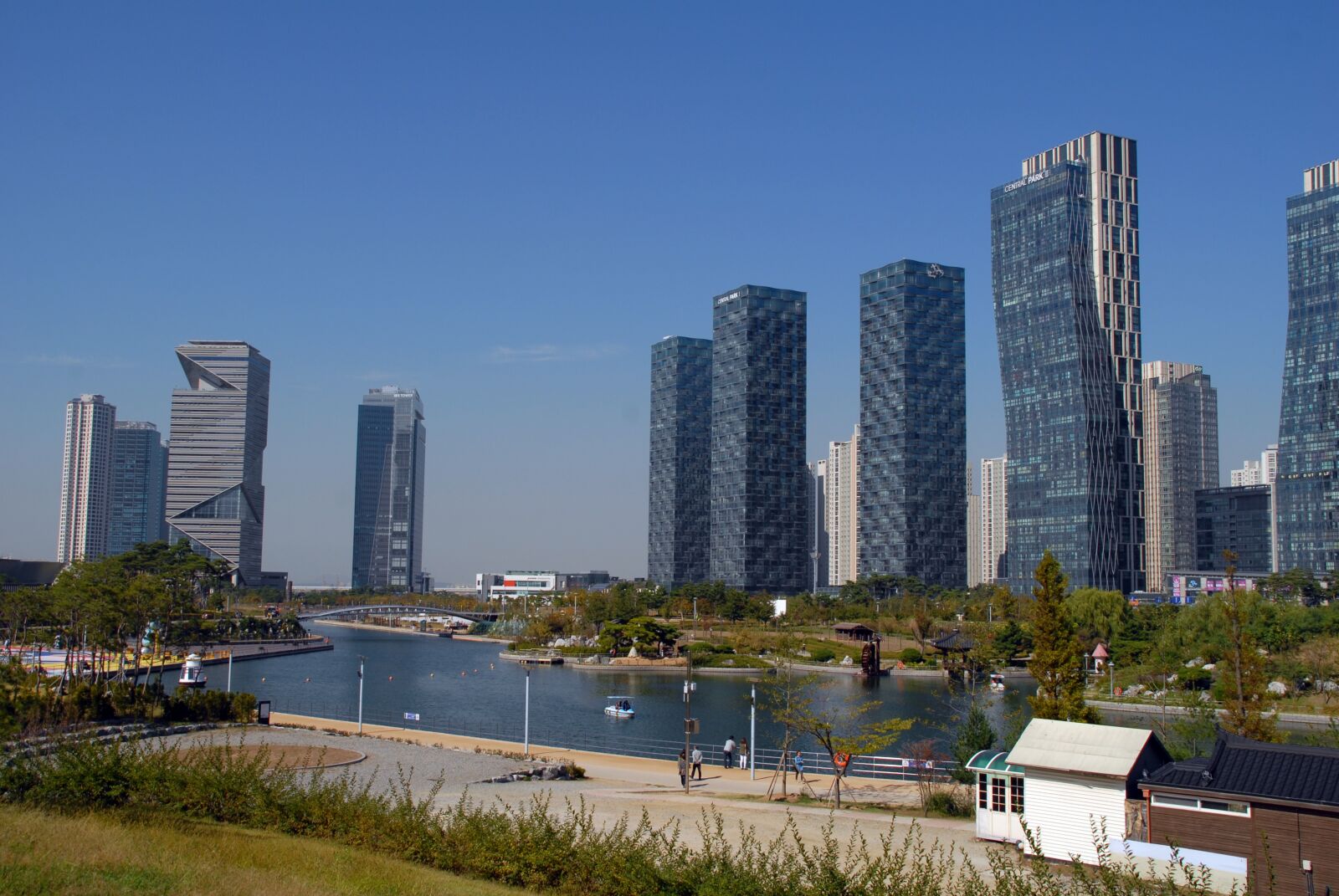 Nikon D200 sample photo. Songdo incheon korea, building photography