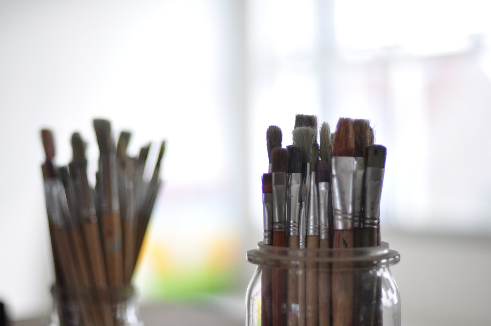 Nikon D90 sample photo. Tassels, painting, brush photography