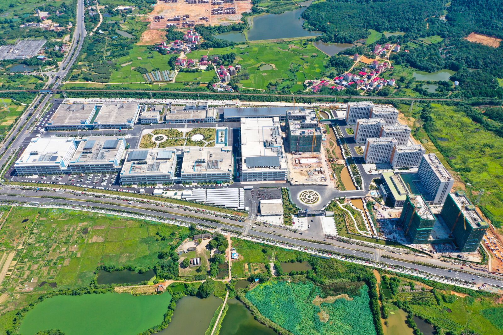 Hasselblad L1D-20c sample photo. Aerial, industrial area, a photography
