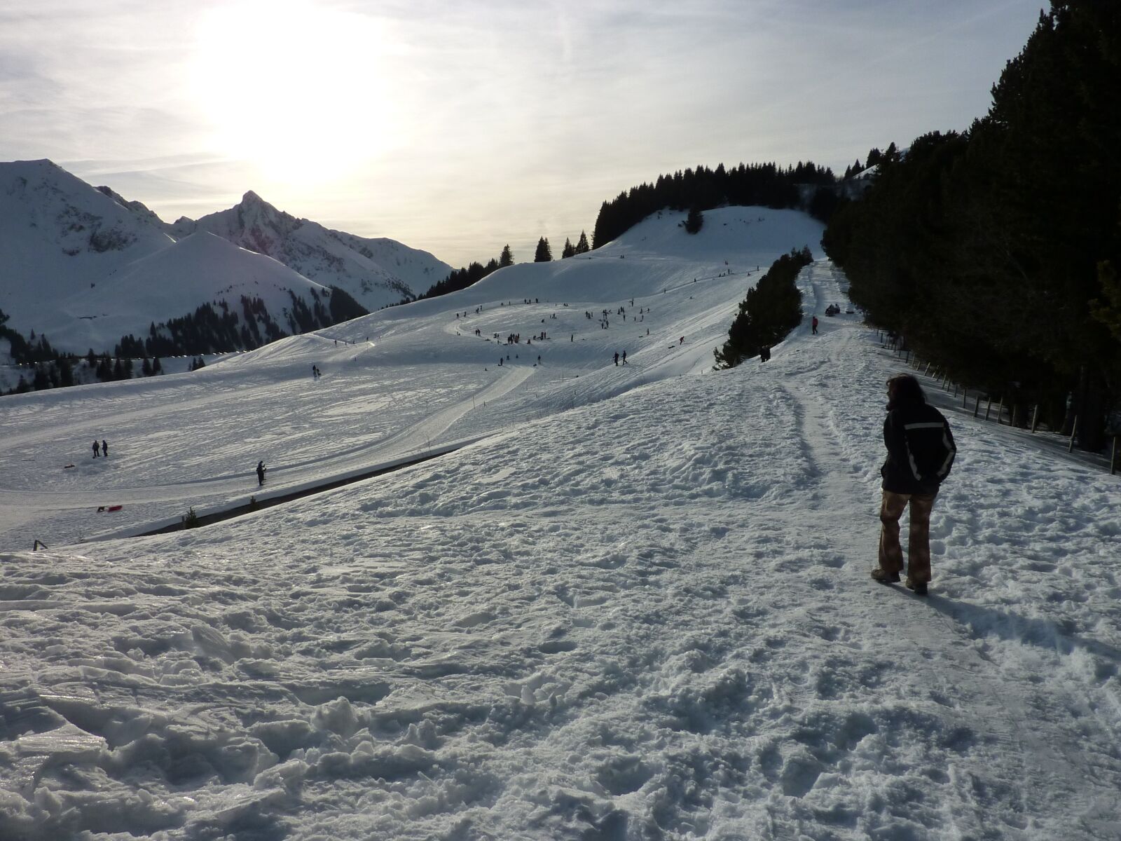 Panasonic Lumix DMC-ZS1 (Lumix DMC-TZ6) sample photo. Wintry, mountains, alpine photography