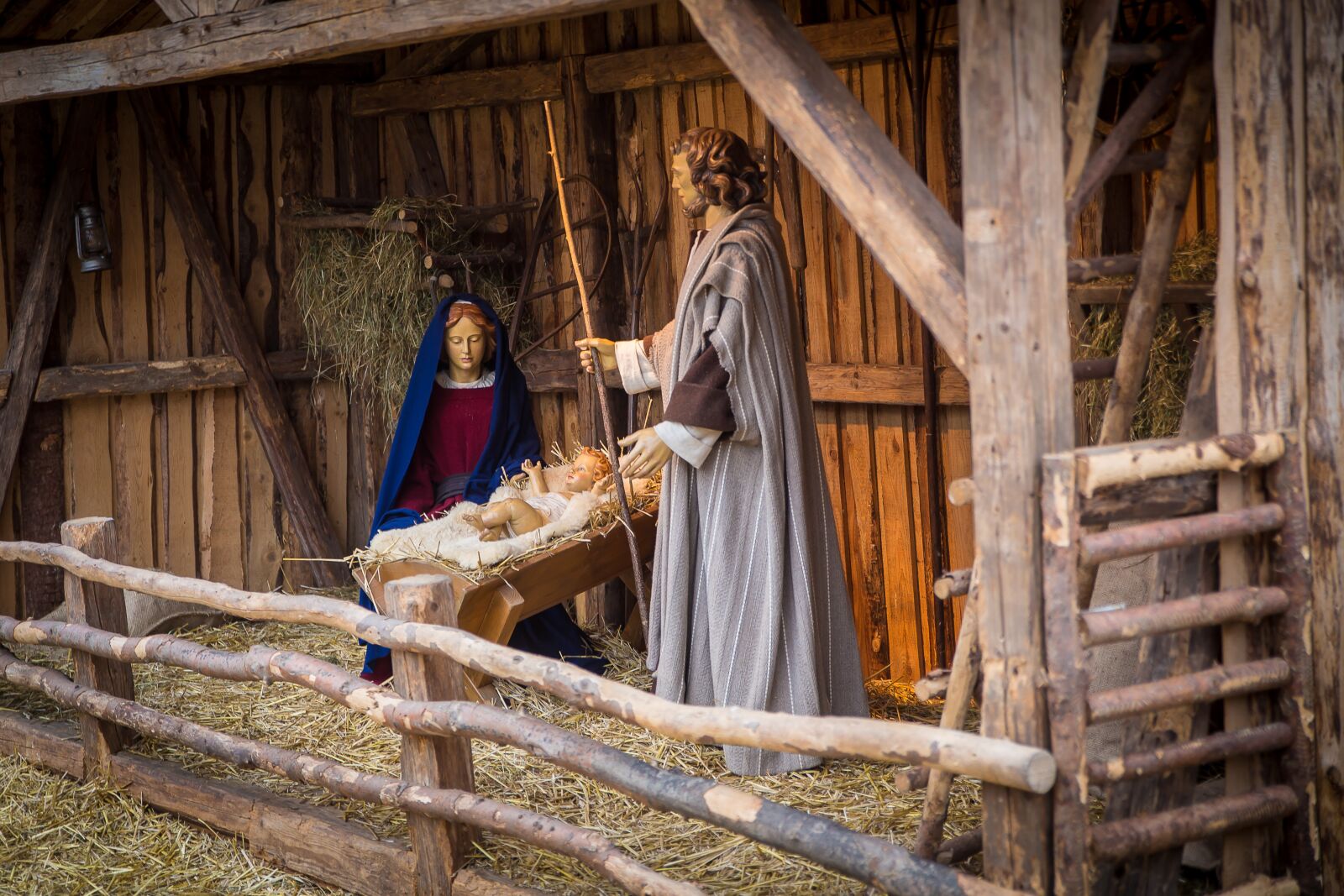 Canon EOS 5D Mark III sample photo. Nativity scene, christmas, christmas photography