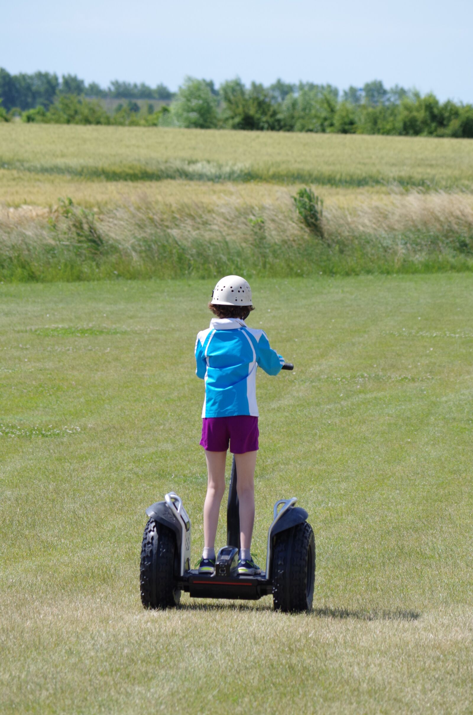 Pentax K-500 sample photo. Segway, ride photography