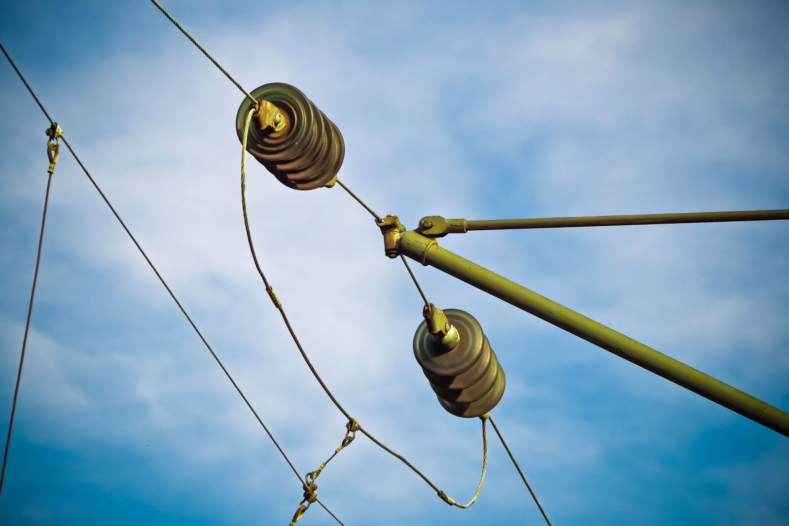 Olympus OM-D E-M10 sample photo. Current, power line, energy photography